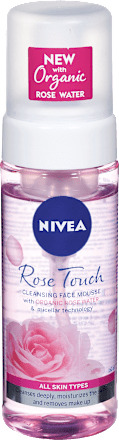 Измиваща пяна за лице с био розова вода Rose Touch NIVEA
