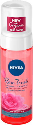Измиваща пяна за лице с био розова вода Rose Touch NIVEA