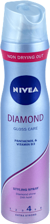 Diamond Gloss lak za kosu – snaga učvršćivanja 4 NIVEA