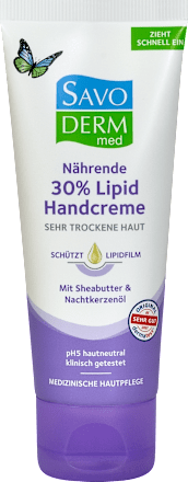 Nährende 30% Lipid Handcreme Savoderm med