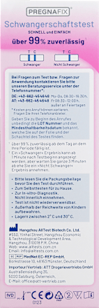 Schwangerschaftstest Schnell und Einfach Pregnafix