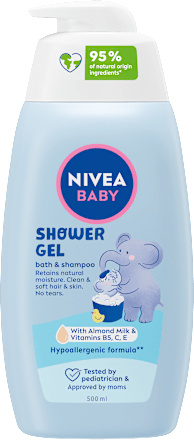 Detský sprchovací gél pre celé telo a vlasy head to toe NIVEA BABY