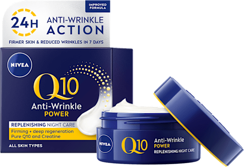 Нощен крем против бръчки Q10 NIVEA