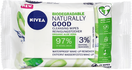 Naturally Good șervețele demachiante  NIVEA