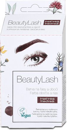 Súprava na farbenie obočia a rias, tmavohnedá BeautyLash®