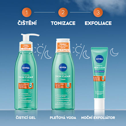 Derma Skin Clear čisticí pleťový gel NIVEA