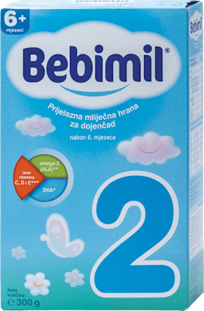 Mliječna formula 2, 6+ mj. Bebimil