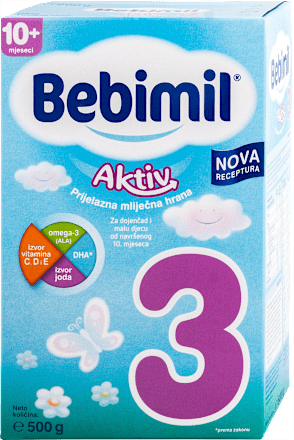 Aktiv prijelazna mliječna hrana 3, 10+ mj. Bebimil