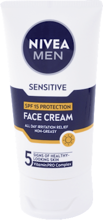 Pleťový krém na citlivú pleť Sensitive s OF 15 NIVEA MEN