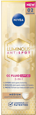 Luminous 630 Anti Spot CC fluid za lice SPF 30 - 02 Medium NIVEA