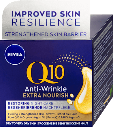Q10 EXTRA NOURISHING noćna krema protiv bora NIVEA