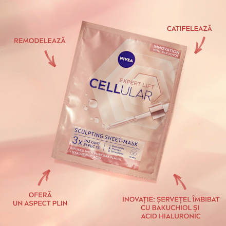 Cellular Filler mască tip șervețel NIVEA