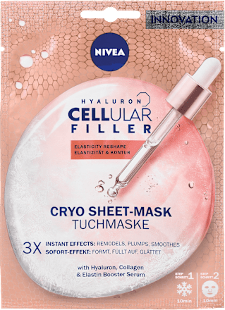 Cryo maska za obraz v robčku Hyaluron Cellular Filler Elasticity Reshape NIVEA