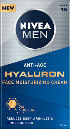 Anti-age krema za obraz s hialuronom  NIVEA MEN