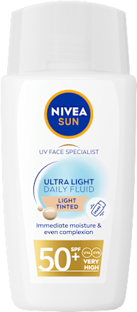 Sonnenfluid Gesicht Ultra light getönt LSF 50+ NIVEA SUN