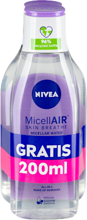 MicellAIR - micelarna voda (400ml+200ml) NIVEA