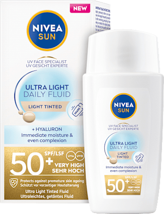 Sonnenfluid Gesicht Ultra light getönt NIVEA SUN
