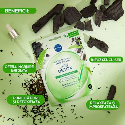 Urban Skin Detox mască tip șervețel NIVEA