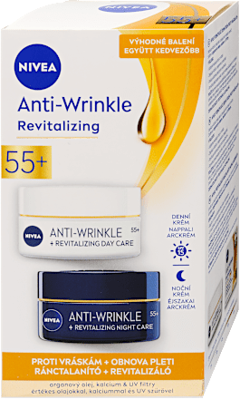 Ránctalanító arckrém Anti-Wrinkle 55+ duo NIVEA