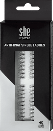 Trsové umelé riasy Single Lashes s-he colour&style