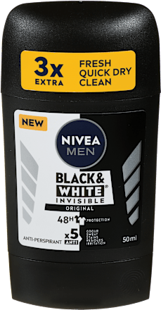 BLACK&WHITE INVISIBLE ORIGINAL antiperspirant u stiku za muškarce NIVEA MEN