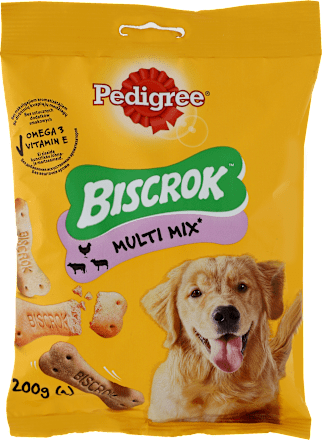 BISCROCK MULTI MIX keksići za sve uzraste pasa – ukus mesa Pedigree