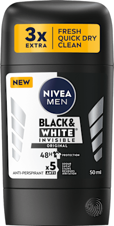 BLACK&WHITE INVISIBLE ORIGINAL antiperspirant u stiku za muškarce NIVEA MEN