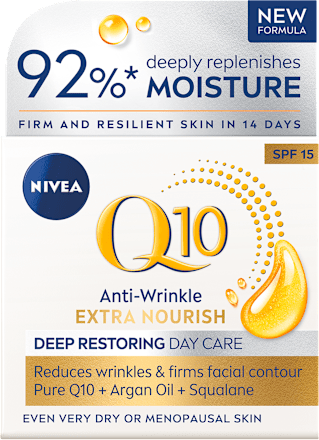 Q10 Anti-Wrinkle dnevna krema za lice Extra Nourishing NIVEA