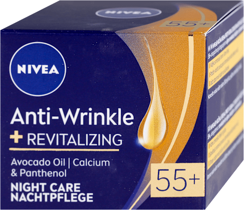 Anti-Wrinkle + Revitalizing noćna krema za lice protiv bora 55 + NIVEA
