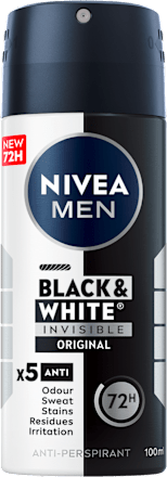 Black & White Invisible dezodorans u spreju Original  NIVEA MEN