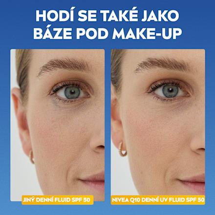 Q10 denní UV fluid proti vráskám SPF50 NIVEA