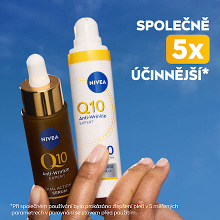 Q10 denní UV fluid proti vráskám OF 50 NIVEA