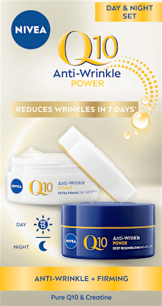 Q10 Power Anti-Wrinkle + Firming duopack dnevna i noćna krema NIVEA