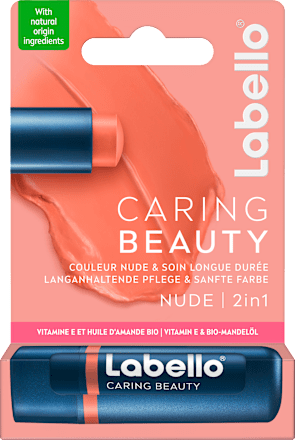 Lippenpflege Stift 2in1 Caring Beauty Nude Labello