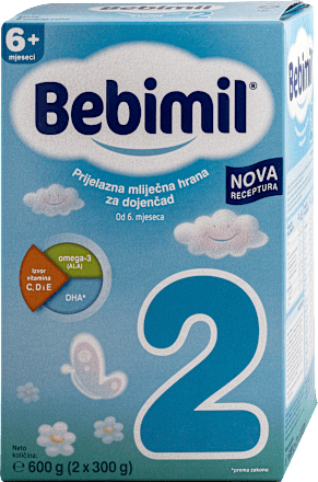 Prijelazna mliječna hrana za dojenčad 2 , od 6+ mj. Bebimil