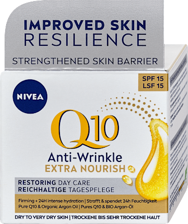 Q10 EXTRA NOURISH - dnevna krema protiv bora, SPF 15 NIVEA