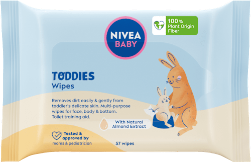 Мокри кърпи Toddies NIVEA BABY