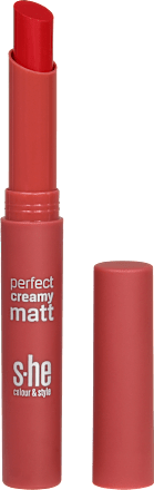 perfect creamy matt ruž za usne – 336/004 s-he colour&style