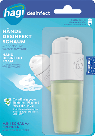 Desinfektionsschaum Mini für Hände hagi