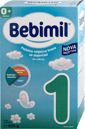 Mliječna formula za bebe 1, 0+ mj. Bebimil