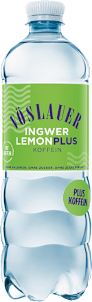 Mineralwasser prickelnd Ingwer Lemon Plus Koffein VÖSLAUER