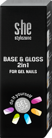 Base & Gloss 2in1 lak za nokte – 002 s-he colour&style