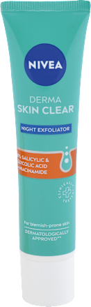Nočný exfoliačný peeling Derma Skin Clear NIVEA