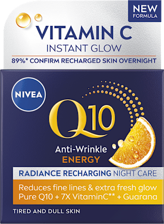 Nočna krema Q10 Energy Radiance Recharging NIVEA