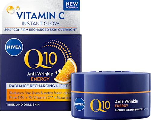 Nočna krema Q10 Energy Radiance Recharging NIVEA