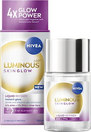 Pleťový peeling 630° Luminous Skin Glow Liquid Refiner NIVEA