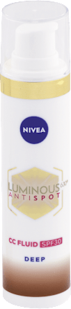 CC fluid proti pigmentovým škvrnám Luminous 630° Antispot 3v1 s OF 30 - Deep NIVEA