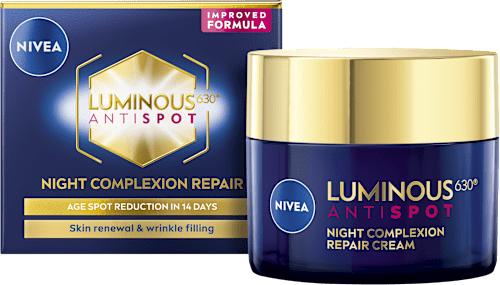 Nočný pleťový krém proti pigmentovým škvrnám Cellular Luminous Antispot 630° NIVEA
