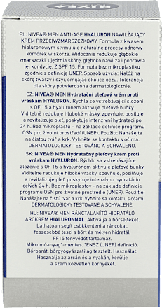 Krem przeciwzmarszczkowy Hyaluron NIVEA MEN