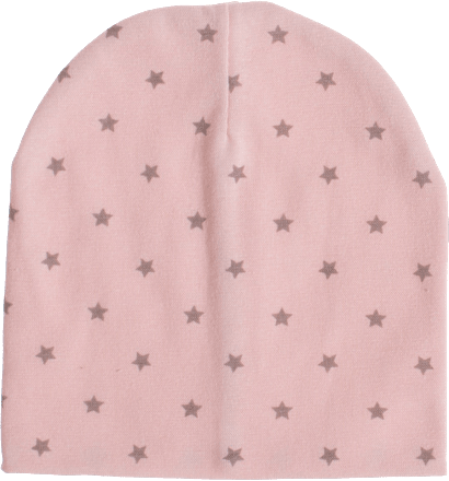 Kinderhaube rosa mit Sternen kiDS